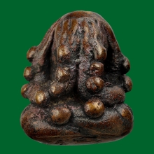 พระปิดตาเขมรเนื้อสัมฤทธิ์แดง