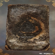 หลวงปู่ศุขพิมพ์สี่เหลี่ยมตัดชิด เนื้อชินตะกั่วหลังมีจารเดิมๆ