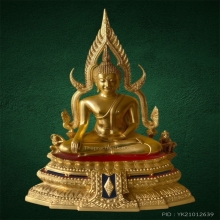 พระพุทธชินราชปิดทองขนาด 9 นิ้วปิดทองสวยๆครับ