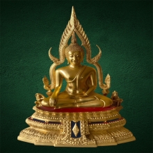 พระพุทธชินราชปิดทองขนาด 9 นิ้วปิดทองสวยๆครับ