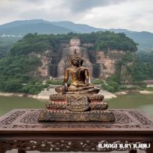 พระพุทธรูปสมัยอยุธยา ศิลปช่างจีน สวยเดิม