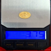 เหรียญกษาปณ์ในหลวงร.9 ครองราชย์ 50 ปี เนื้อทองคำ 