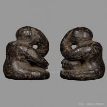 พระปิดตาพิมพ์ปั้น หลวงพ่อแก้ว วัดปากทะเล 