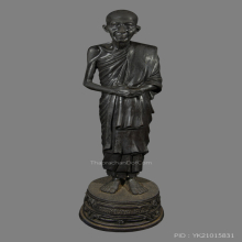 พระบูชายืน (หล่อตัน) ปี 2535 หลวงพ่อเกษม เขมโก 