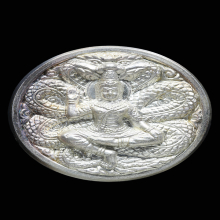 เหรียญเงินจตุคามรามเทพรุ่นกวักเงินกวักทอง ปี50 น้ำหนัก31กรัม