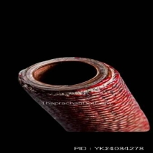 ตะกรุดโทนหลวงพ่อทบ วัดชนแดน ถักเชือก ลายธงชาติ