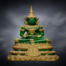 พระแก้วมรกต 5 นิ้ว หลวงปู่หมุน วัดบ้านจาน