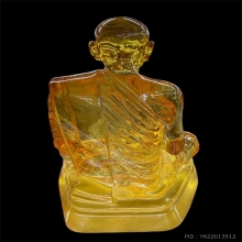 พระบูชาหลวงพ่อฤาษีลิงดำแก้วใส