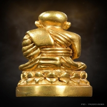 หลวงปู่ทวดพิมพ์บัวรอบ วัดช้างไห้ รุ่นกฐิน39 เนื้อทองคำ ปี39 