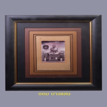 รูปถ่ายซีเปียหลวงพ่อโต วัดวิหารทอง ขนาดบูชา จ.ชัยนาท