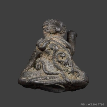 แม่นางกวัก หลวงพ่อทับวัดทอง เนื้อสัมฤทธิ์เงิน