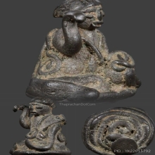 แม่นางกวัก หลวงพ่อทับวัดทอง เนื้อสัมฤทธิ์เงิน