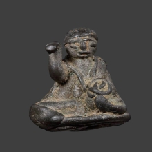 แม่นางกวัก หลวงพ่อทับวัดทอง เนื้อสัมฤทธิ์เงิน