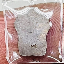 พระพิมพ์ปรกใบมะขาม หลวงปู่ดู่ เนื้อทองแดง  ปี 2540 