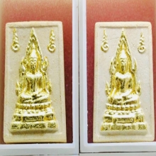 2องค์ พระคำข้าวมหาลาภ หลวงพ่อฤาษีลิงดำ ปิดทองเร่งลาภเดิมๆ