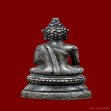 รูปหล่อพระเจ้าแสนแซ่ เนื้อเงินขึ้นถม หล่อโบราณ จ.เชียงราย 