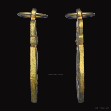 เหรียญหลวงปู่เข็ม วัดข่อย อ่างทอง พศ.2477 เดิมๆสวยแชมป์