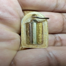 หลวงพ่อเดิม ตะกรุดสามกษัตริย์ นาคเงินทองแท้