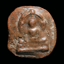 พระพุทธชินราชใบเสมา วัดพระศรี จ.พิษณุโลก (เนื้อดิน)