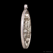 เหรียญเจริญพรล่างหลวงปู่ทิมเนื้อเงิน สวยแชมป์โลก องค์ดารา