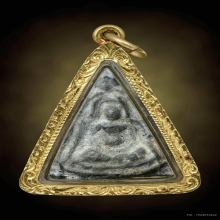 พระสังกัจจายน์ กรุน้ำมนต์เนื้อชินเงิน