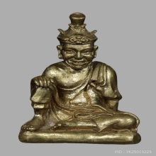 รูปหล่อพ่อแก่ฤาษีพรหมเมศร์ แต่ง มีจาร บรรจุอุดผง 