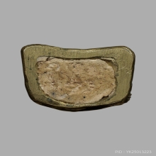 รูปหล่อพ่อแก่ฤาษีพรหมเมศร์ แต่ง มีจาร บรรจุอุดผง 