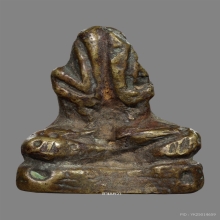 พระปิดตาพิมพ์ 8 มือใหญ่พิเศษ ญาคูดำดี วัดธาตุหลวงใต้ 