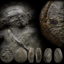 หลวงปู่โต๊ะ  พระสิวลี พิมพ์รูปไข่ เนื้อผงใบลาน ปี2521