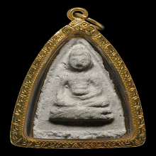 พระพุทโธน้อย คุณแม่บุญเรือน วัดอาวุธ เนื้อผงพิมพ์เล็ก