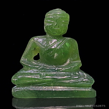 พระหยกเชียงรายแกะขนาดห้อยคอ ปี 2534