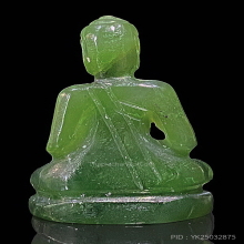 พระหยกเชียงรายแกะขนาดห้อยคอ ปี 2534