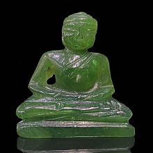 พระหยกเชียงรายแกะขนาดห้อยคอ ปี 2534