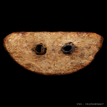 พระปิดตา พิมพ์แข้งขีด เนื้อโกเมน หลวงปู่เทียน วัดโบสถ์