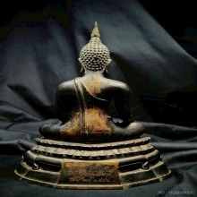 พระบูชาปางประทานพร หน้าตัก 5นิ้ว ปี2512 ดินไทย