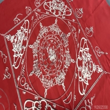 ผ้ายันต์ทัพใหญ่ พญาชิงสีแดงสกีนซ้อน รุ่นแรก ปี30 