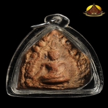 ขุนแผน กรุวัดบ้านกร่าง เนื้อดิน พิมพ์หน้ามงคลกลาง สภาพน่ารัก