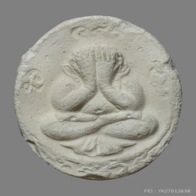 พระผงพิมพ์ปิดตา หลวงปู่ดู่ วัดสะแก อยุธยา ขนาดกำลังดี