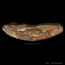 ยอดธงอยุธยา เนื้อโลหะผสมแก่นาก ปางมารวิชัย สภาพสวย หายากมาก