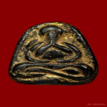  พระปิดตา ลพ.เชย วัดบางกระสอบ เนื้อผงคลุกรัก พิมพ์แขนกลม 