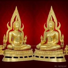 พระพุทธชินราช จักรพรรดิมหาพิธี ปี 2515 หน้าตัก 9 นิ้ว ปิดทอง