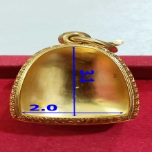 ตลับทองเท้ง ปกเกล้า หลวงพ่อทวด เบตง หนัก 28.09 กรัม