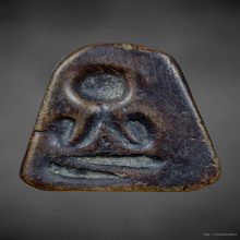 พระปิดตาหลวงพ่อแก้ว วัดเครือวัลย์ เนื้อผงคลุกรัก