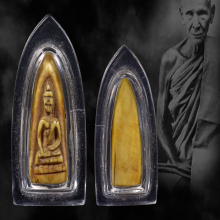 พระพุทธงาแกะหลวงพ่อเดิม วัดหนองโพ