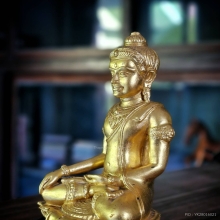 พระบูชาศิลป์ลพบุรี ปิดทอง หลวงพ่อแพ วัดพิกุลทอง สิงห์บุรี