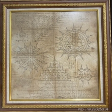 ผ้ายันต์ ขนาด 17 นิ้วx18.5 นิ้ว ครับผม 