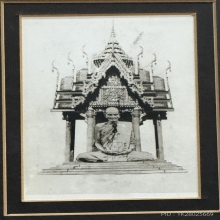 รูปถ่ายมณฑป หลวงพ่อพรหม วัดช่องแค ขนาดบูชา 