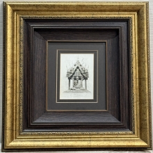 รูปถ่ายมณฑป หลวงพ่อพรหม วัดช่องแค ขนาดบูชา 