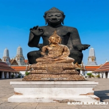พระพุทธรูป สมัยรัตนโกสินทร์แบบจีวรดอก ปางสมาธิ สวยเดิม