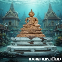 พระพุทธรูป สมัยรัตนโกสินทร์แบบจีวรดอก ปางสมาธิ สวยเดิม